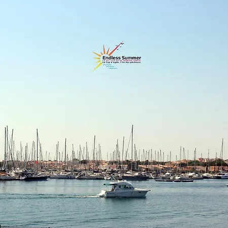 Appartement Le Cap D'agde Vue Lagon Avec Parking Privé Sur L'île Des Pêcheurs Agde