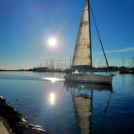 Le Cap D'agde Vue Lagon Avec Parking Privé Sur L'île Des Pêcheurs Appartement Agde